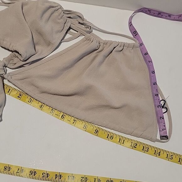 Bumpsuit Cut Out Linen Blend Dress - Picture 13 of 14